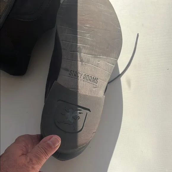 Stacy Adams Brown Leather Oxford Shoes - Picture 4 of 5